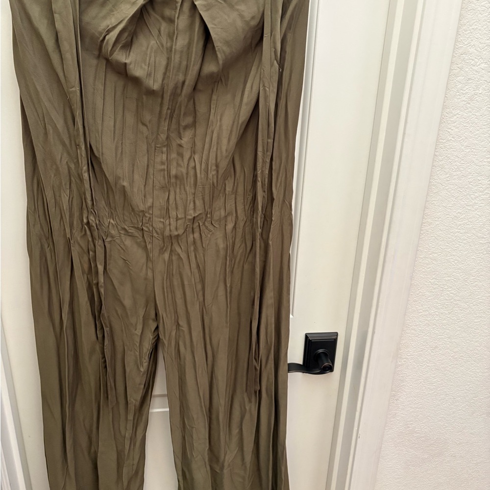 SHEIN Khaki Jumpsuit